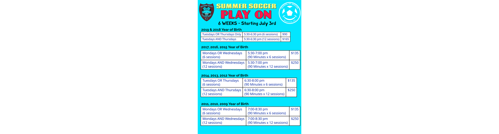 Summer Soccer 2023